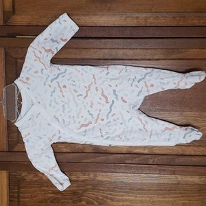 COS NWOT Footed Pajamas, Sz 4-6M